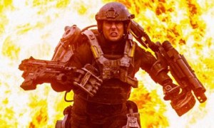 Major William Cage (Tom Cruise) finds himself on the frontline in Edge Of Tomorrow